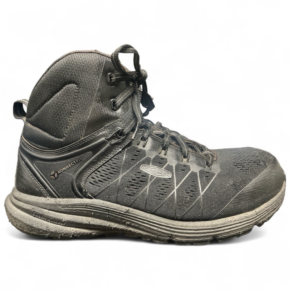 Keen Utility KonnectFit Work Boots ASTM F2413-18 EH Black Men's Size 10D– EU 43